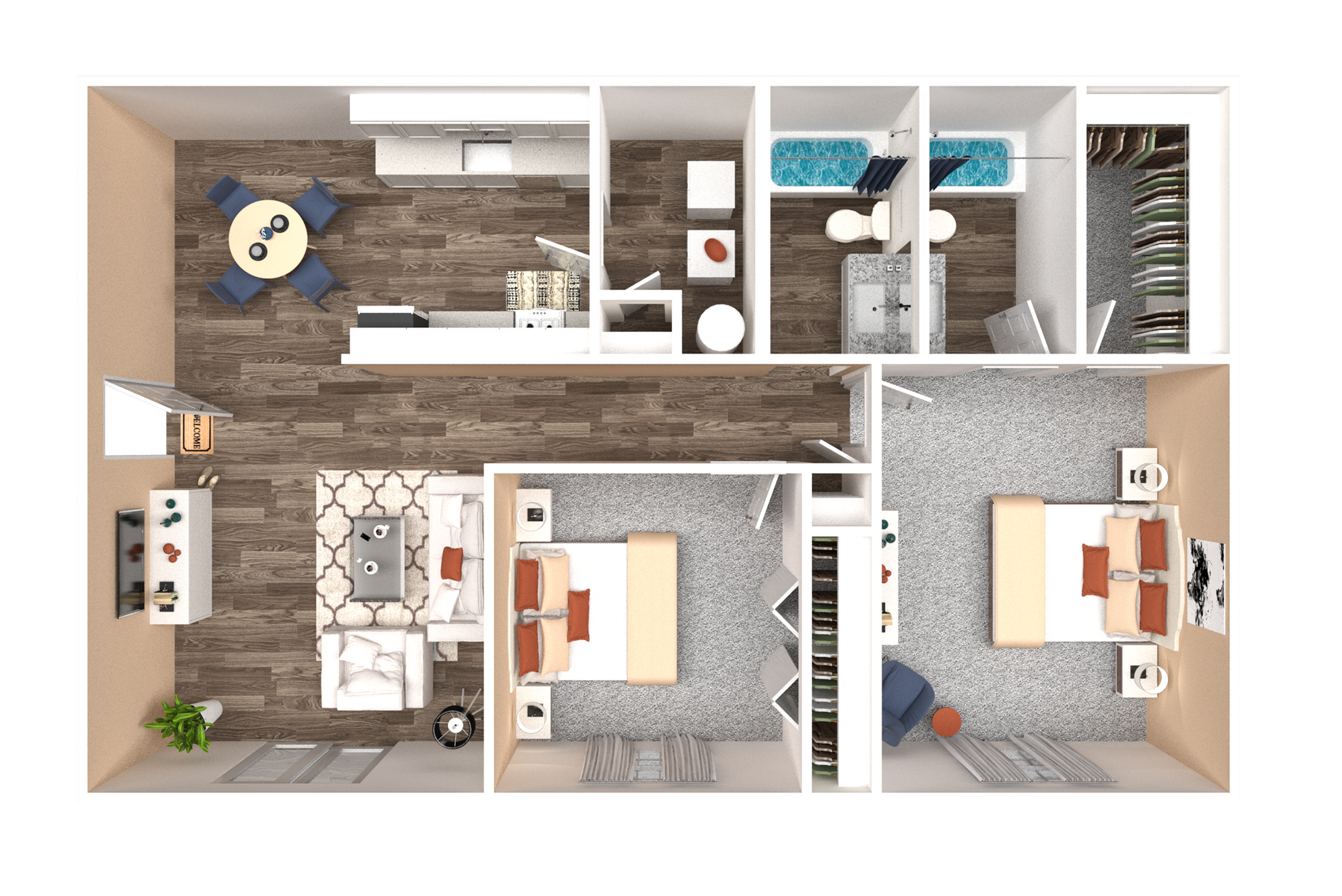 2 Bedroom
