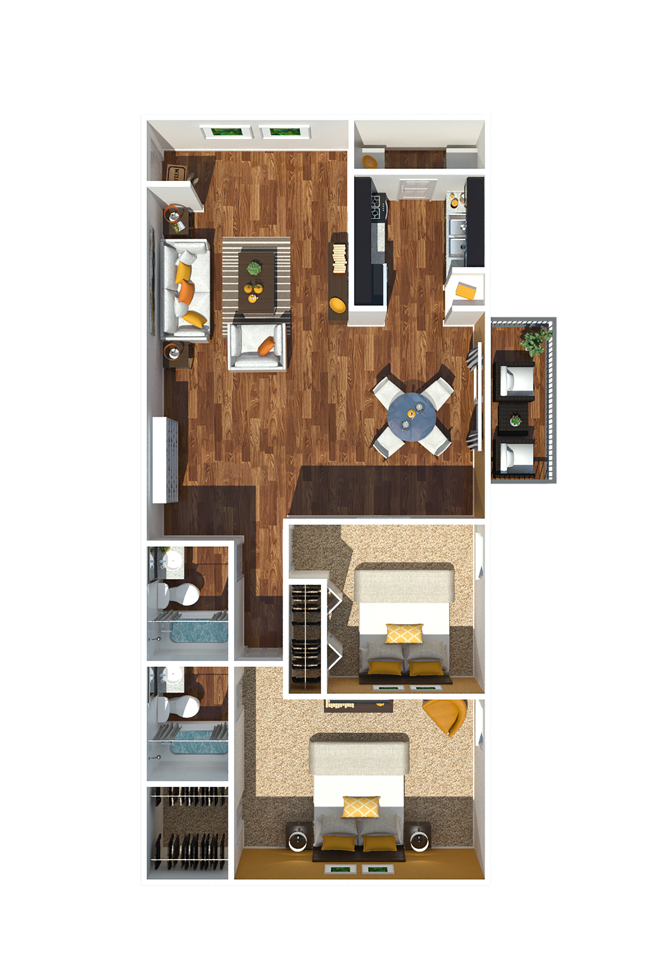 2 Bedroom 1132 Gold Elite