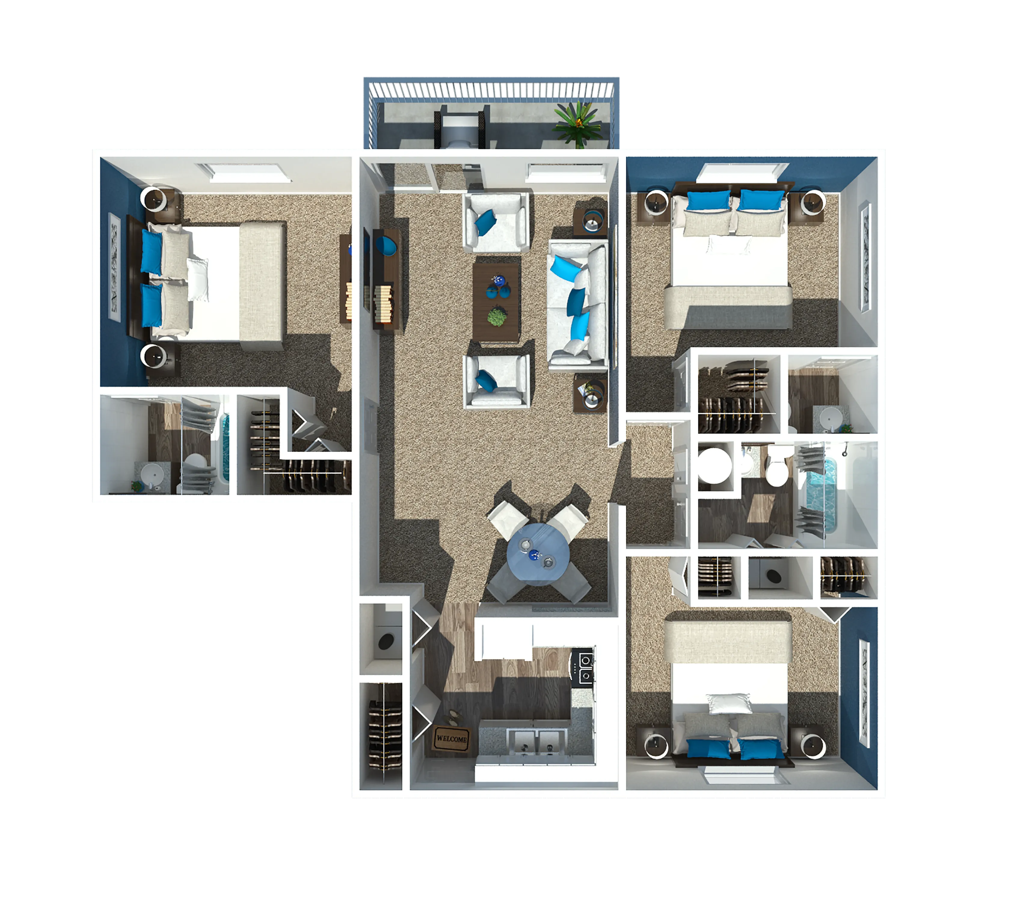 3 Bedroom 2.5 Bathroom