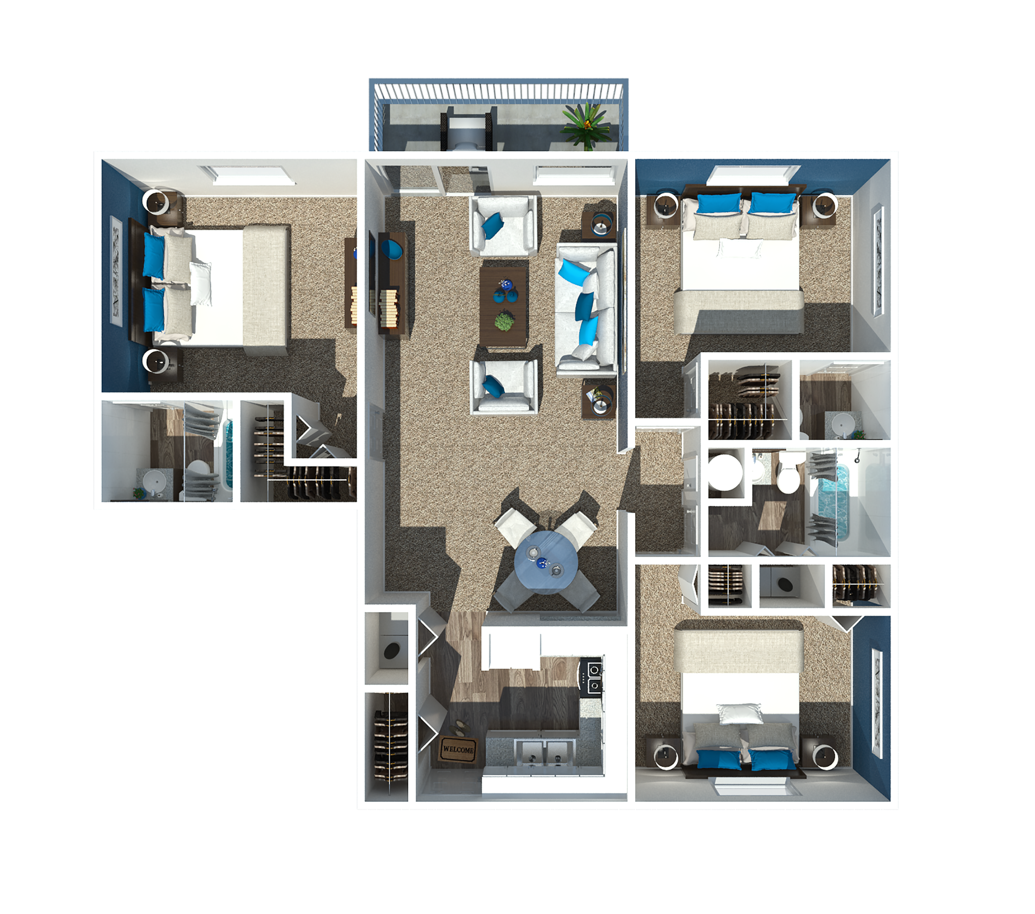 3 Bedroom 2.5 Bathroom