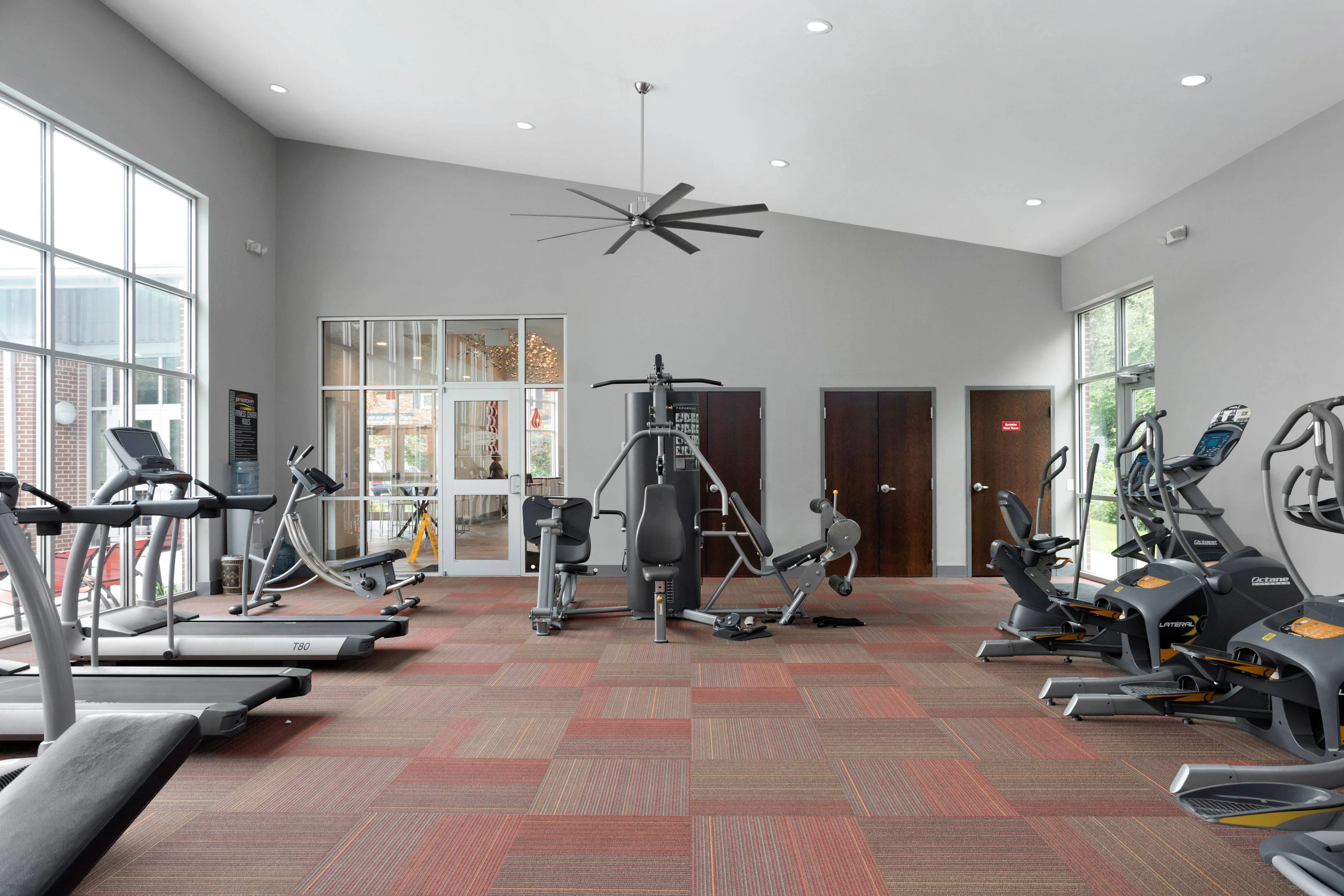 Fitness Center with Cardio and Free Weights