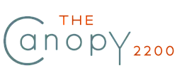 The Canopy 2200 logo featuring sleek, modern typography in teal and orange.