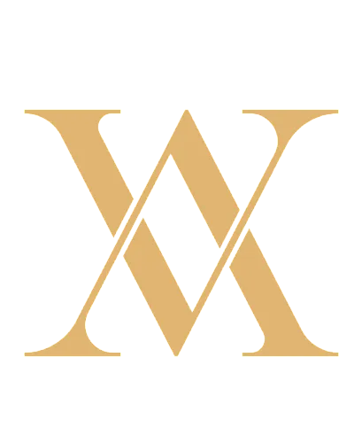 Elegant logo with stylized overlapping letters in gold, representing luxury living with the tagline 'Live Elevated'.