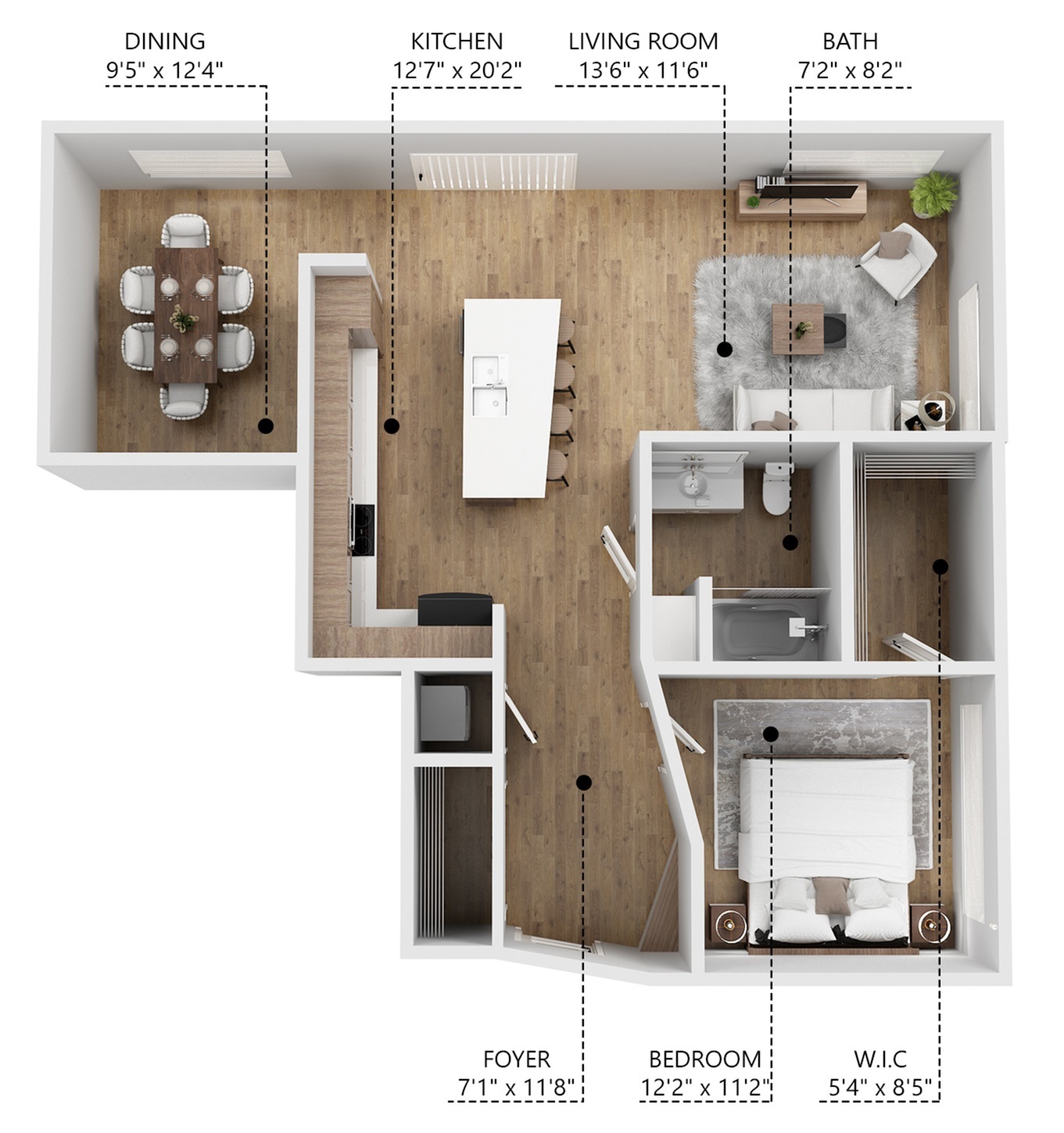 A20 + Den Floor Plan