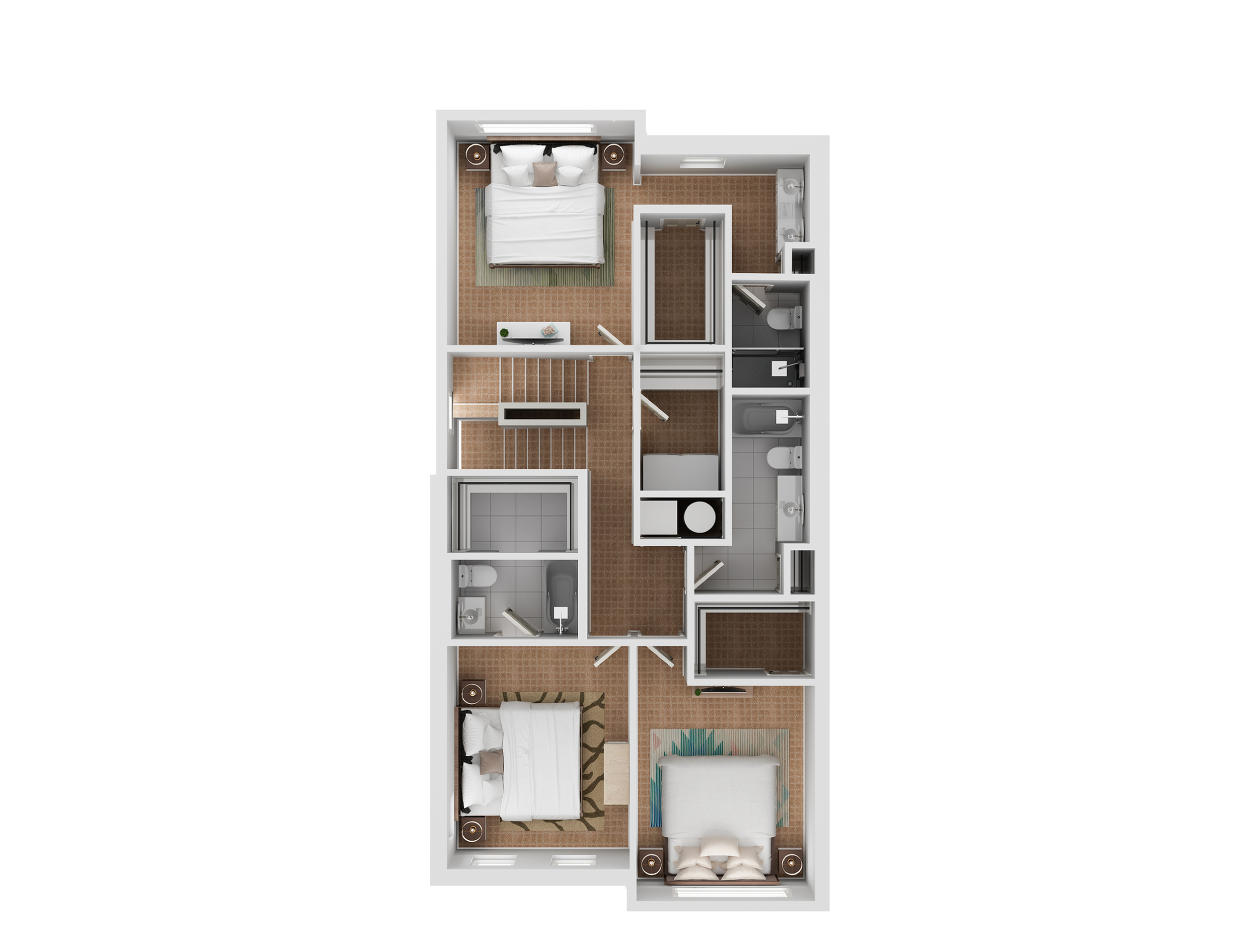 2nd Floor - Floor Plan 3 bdrm  apartment 5Fifty5