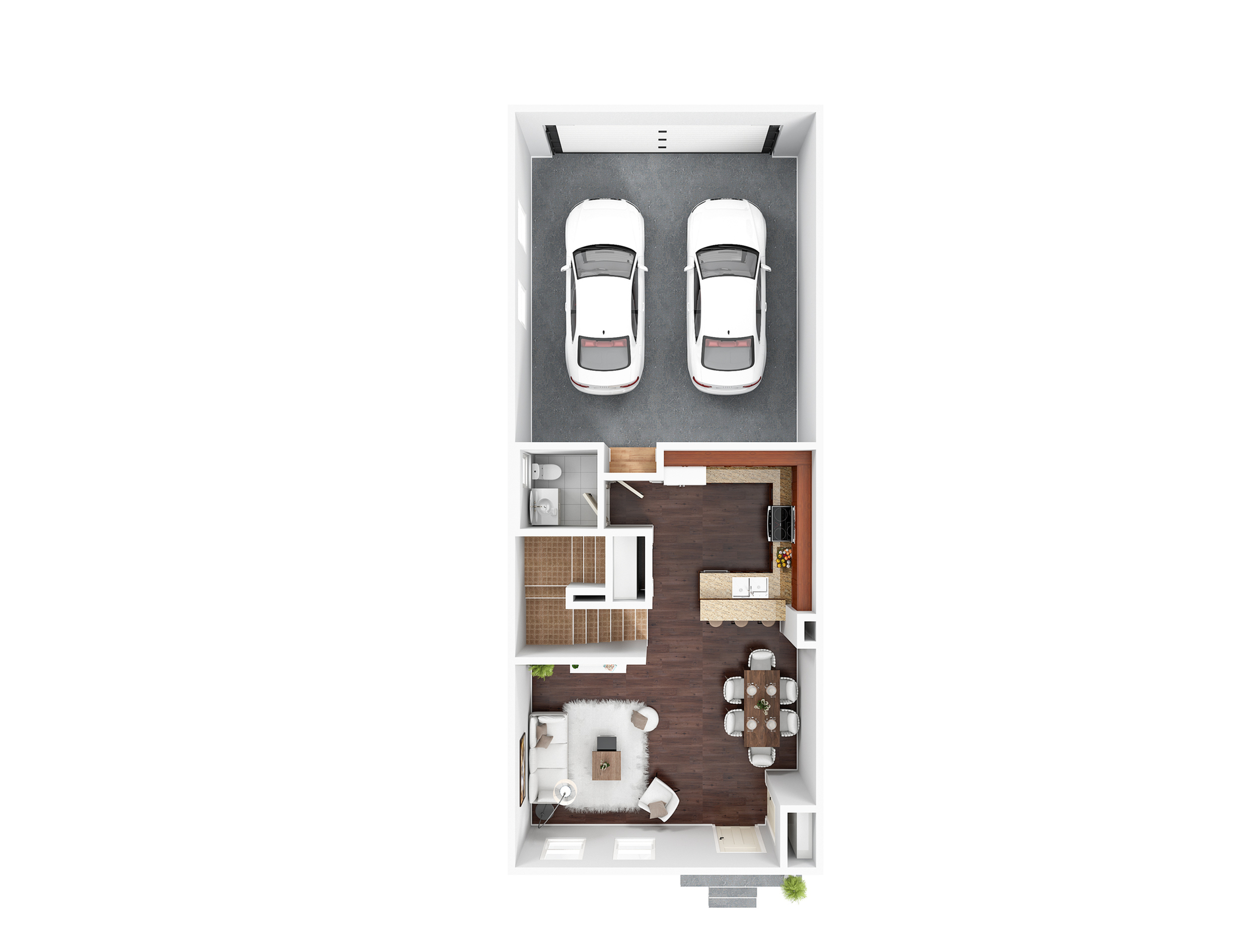 D1 | 3 Bed Apartment | 7th Street Brownstones