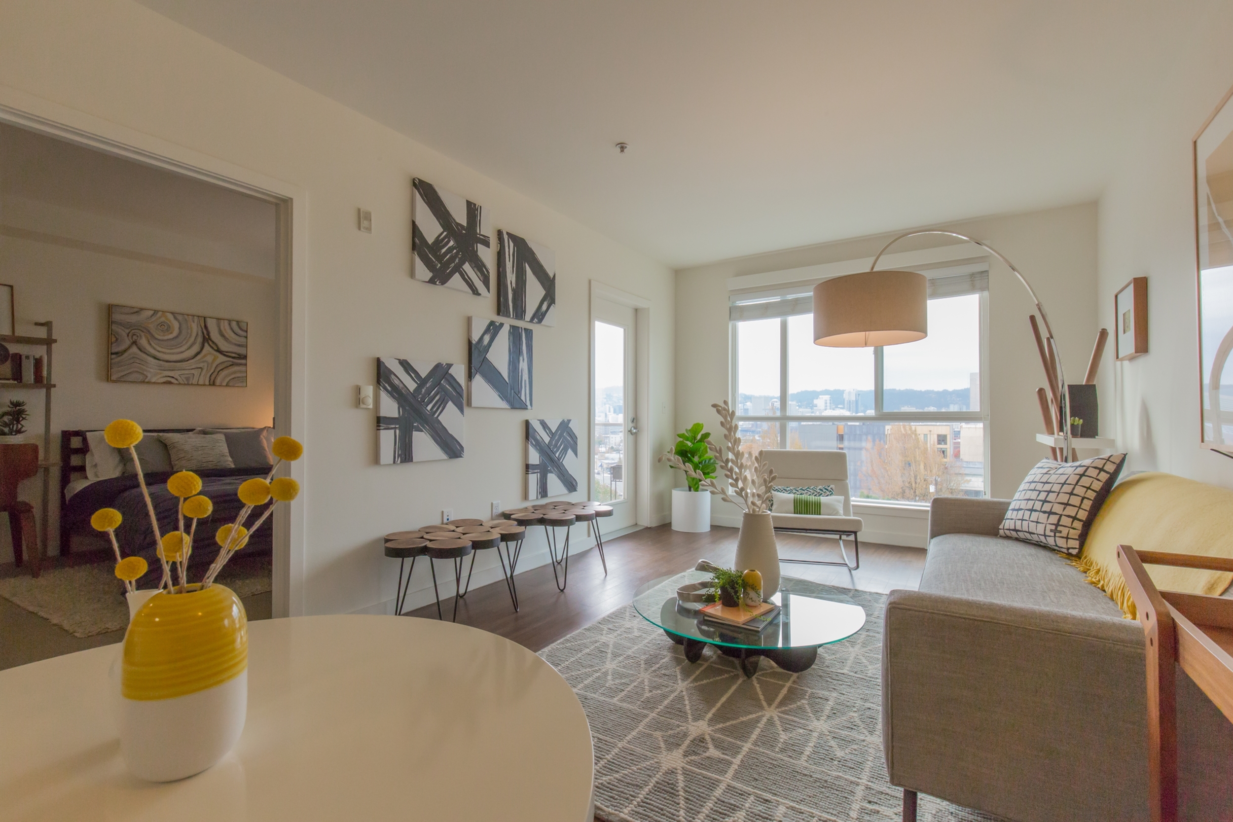 Living Room & Bedroom
