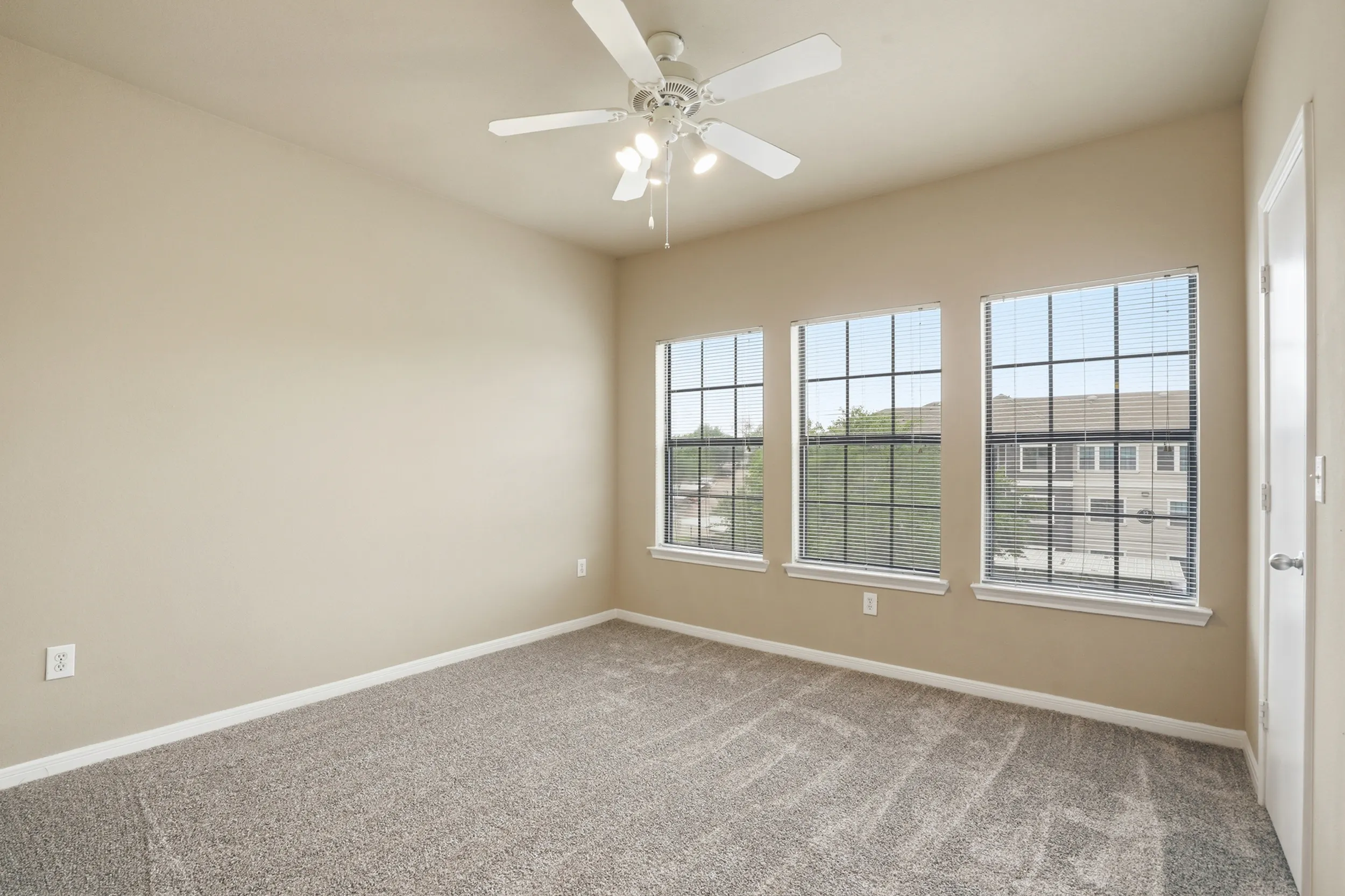 Large Bedroom with grand window for national lighting