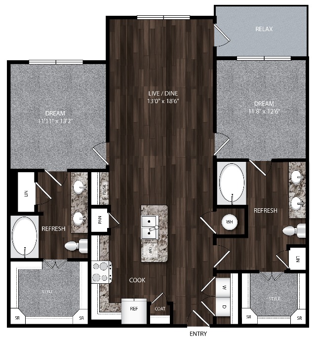 B2_Union_House_Two_Bedroom_Modern_Apartment_North_Texas