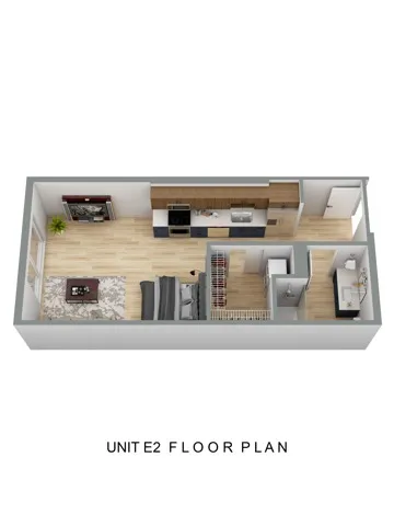 E2 Typpe A Floor Plan | Studio