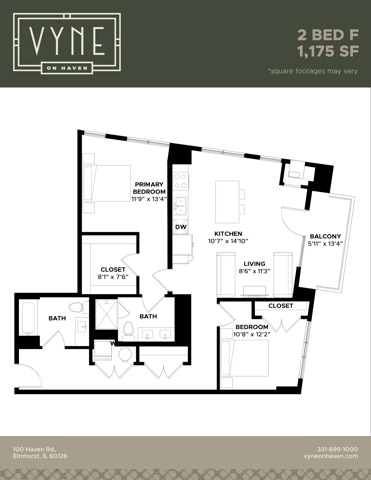 Final - Vyne On Haven - Floor Plans - 2 BED F - TYPE B