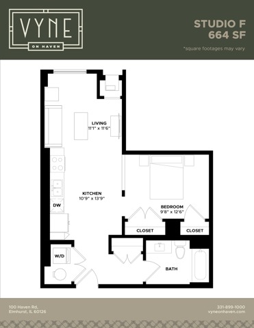 Final - Vyne On Haven - Floor Plans - STUDIO F - TYPE B
