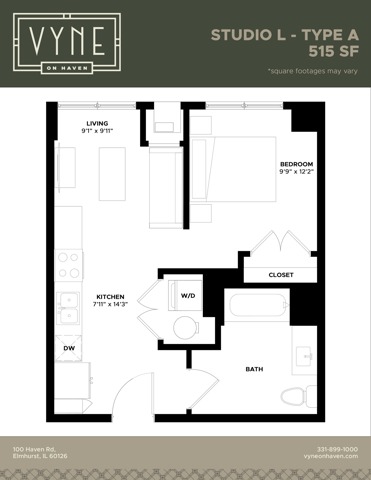 Final - Vyne On Haven - Floor Plans - STUDIO L - TYPE A