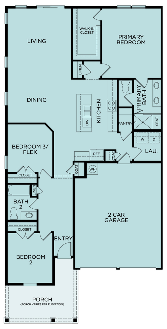 Redbud Floor Plan Image