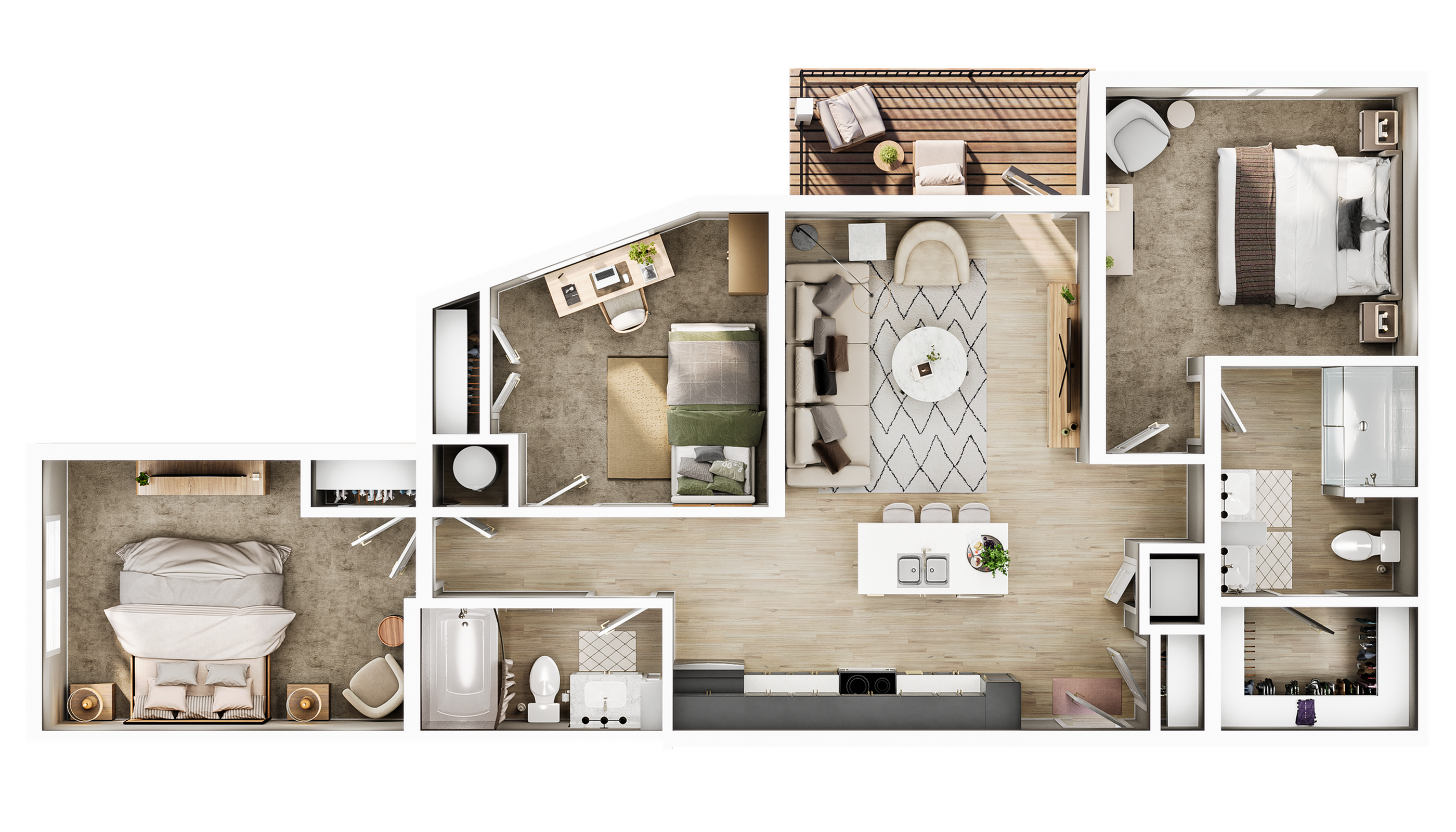 Three Bedroom