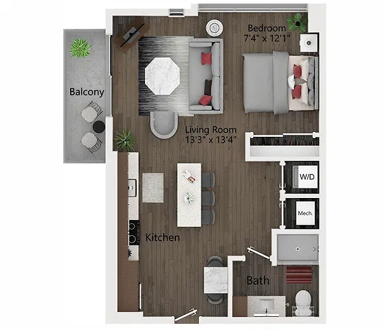 S5 | Studio Floor Plan