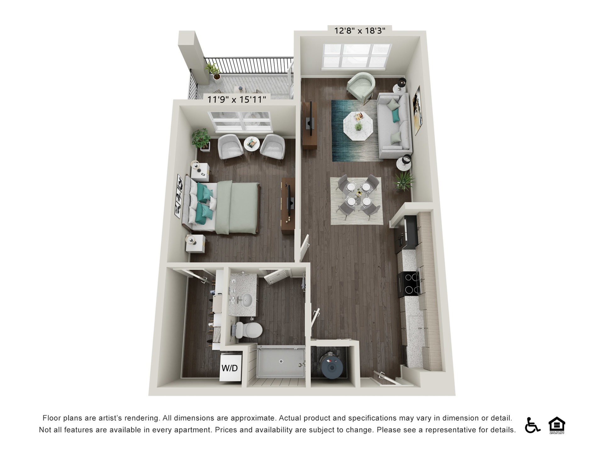 1G floor plan
