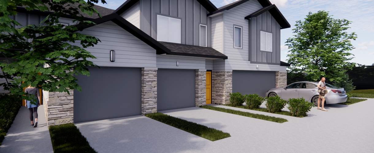 Exterior View of Apartments