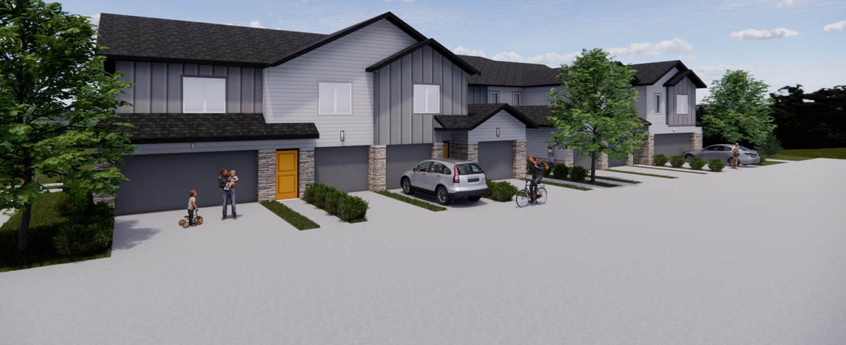 Outdoor view of apartment