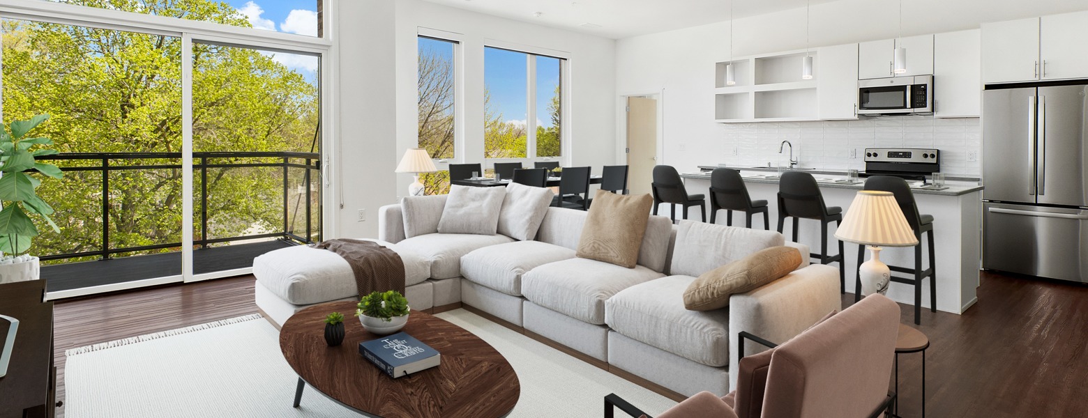 Spacious Living Room