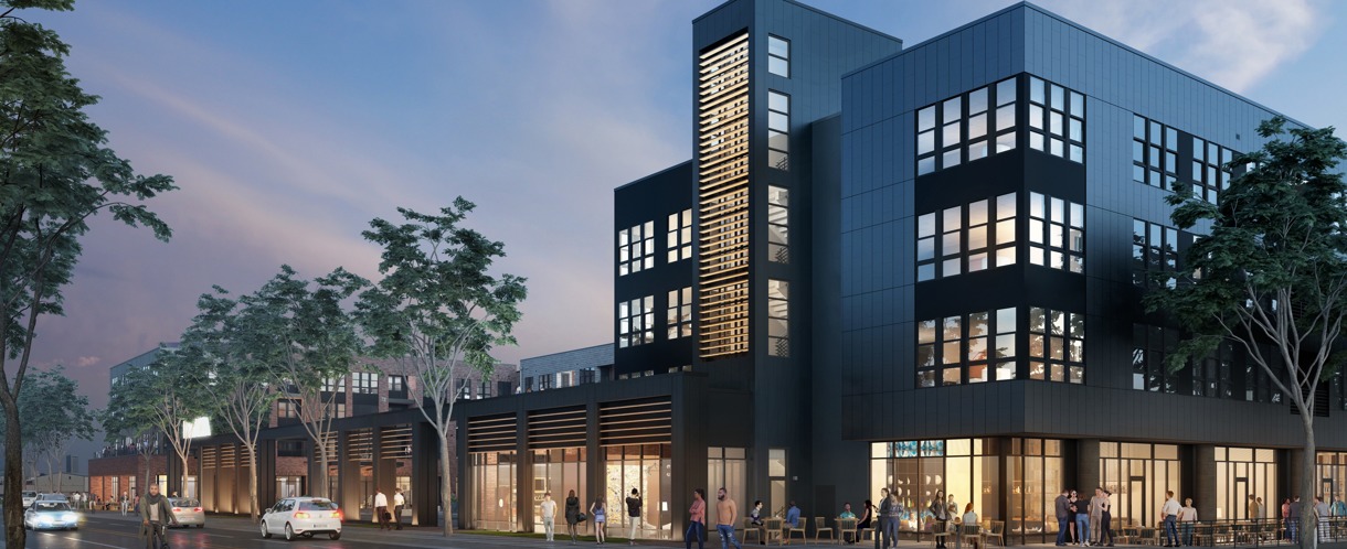 Outdoor Rendering of Apartment