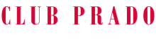 Elegant Club Prado logo in bold red letters, exuding sophistication and style.