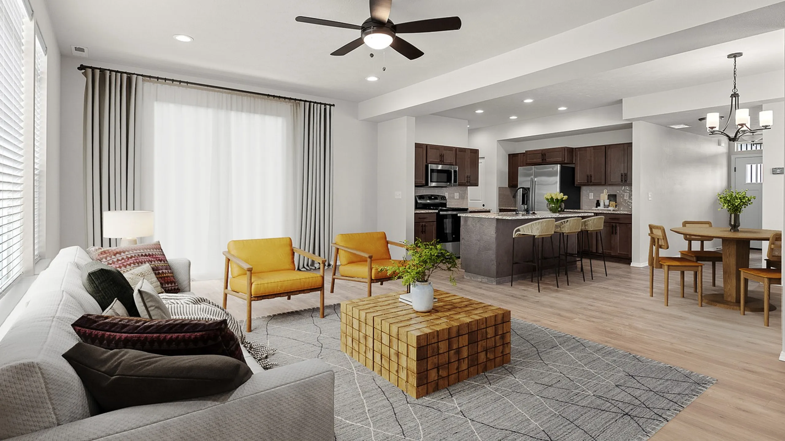 Single Family Home Living Room