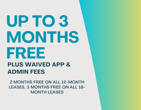 UP TO 3 MONTHS FREE<br><br>Check Availability & Contact Us Today