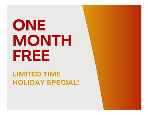 One Month Free<br><br><br><br>Contact us at (405) 722-5191 to schedule a tour and learn more!
