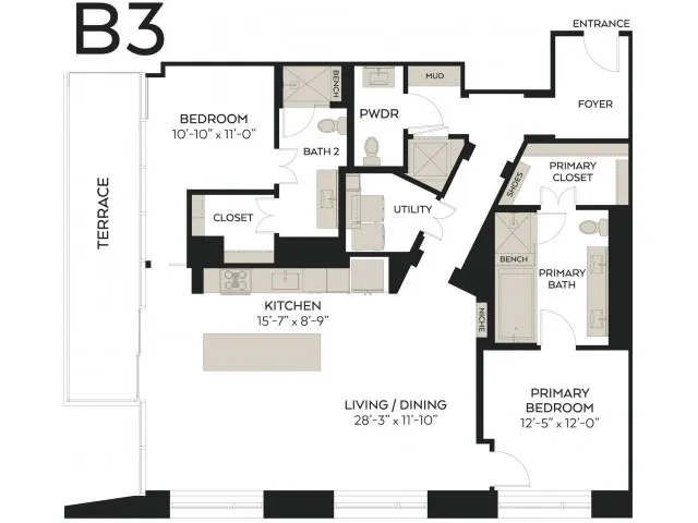B3 Floor Plan