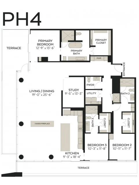 PH4 Floor Plan