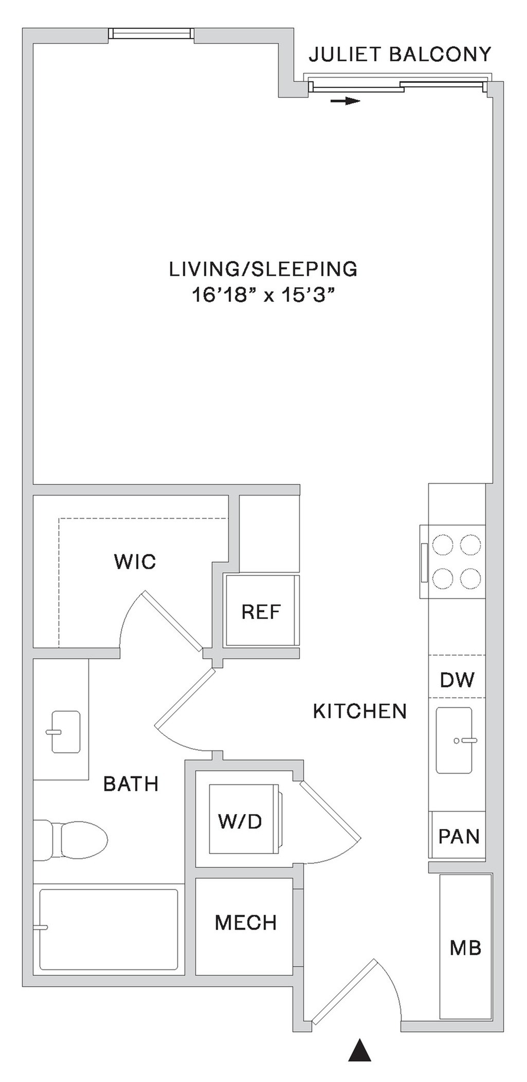 S6 | Studio | Residences at The Finery