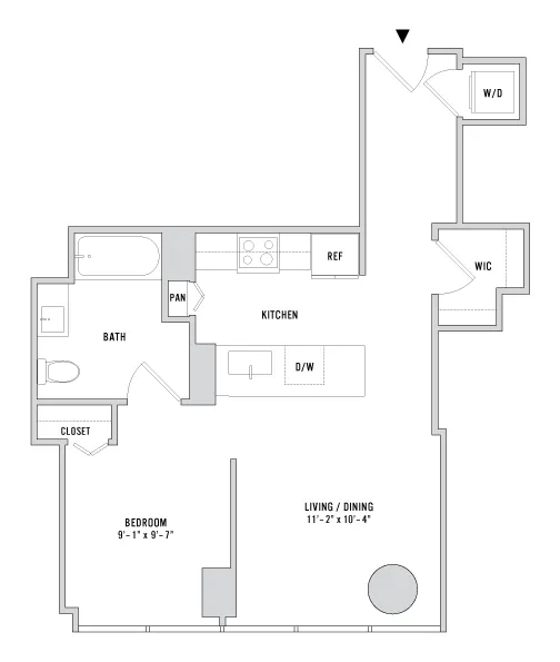 Convertible 08 - 618 Sq. Ft.