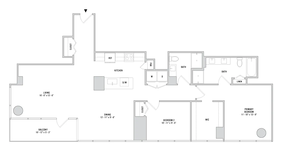 Two Bedroom B-04.1 - 1431 Sq. Ft. - L45