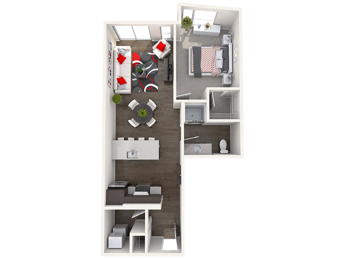 B5 - 1 Bed/1 Bath