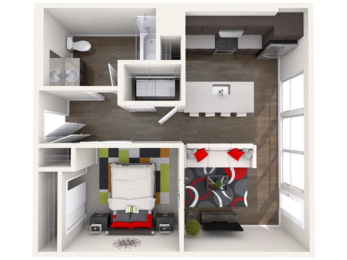 A6 - 1 Bed/1 Bath