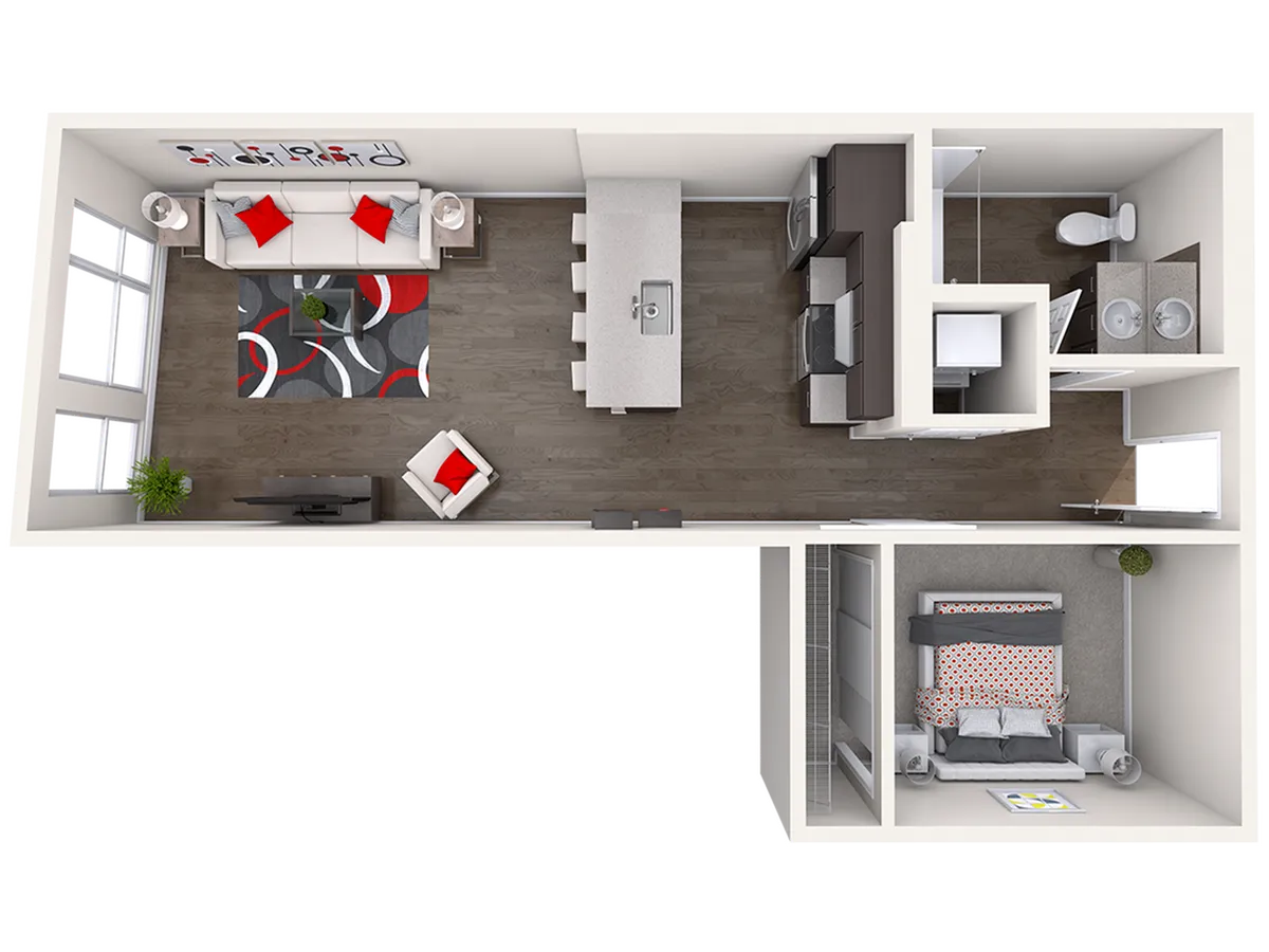 A2 - 1 Bed/1 Bath