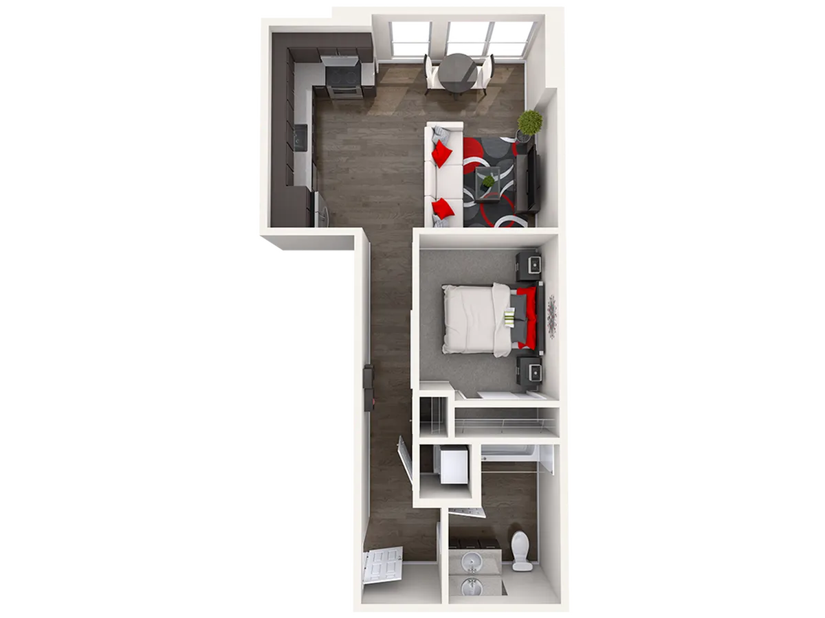 A8 - 1 Bed/1 Bath