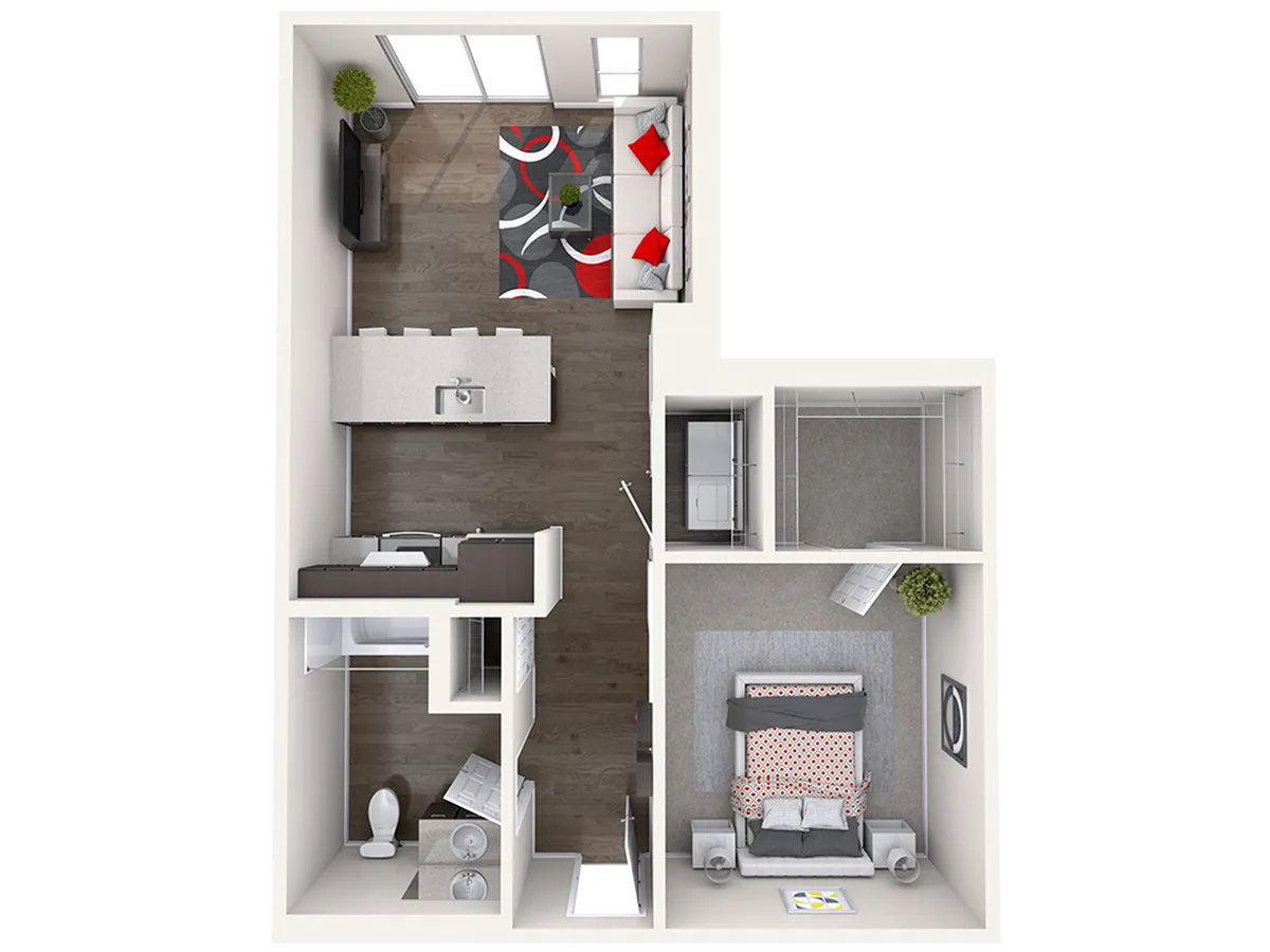 A4 - 1 Bed/1 Bath