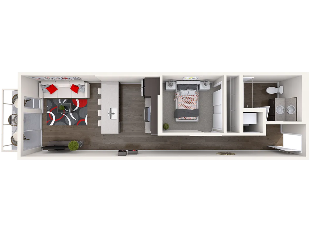A1 - 1 Bed/1 Bath