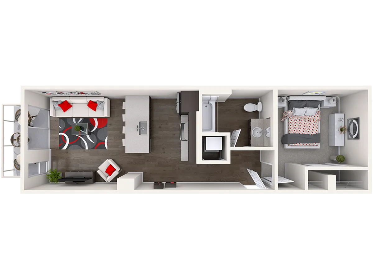 A9 - 1 Bed/1 Bath