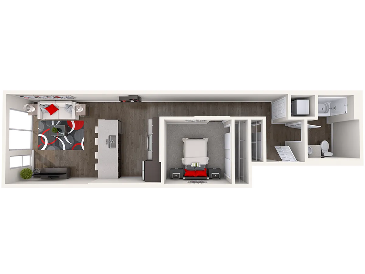 A3 - 1 Bed/1 Bath