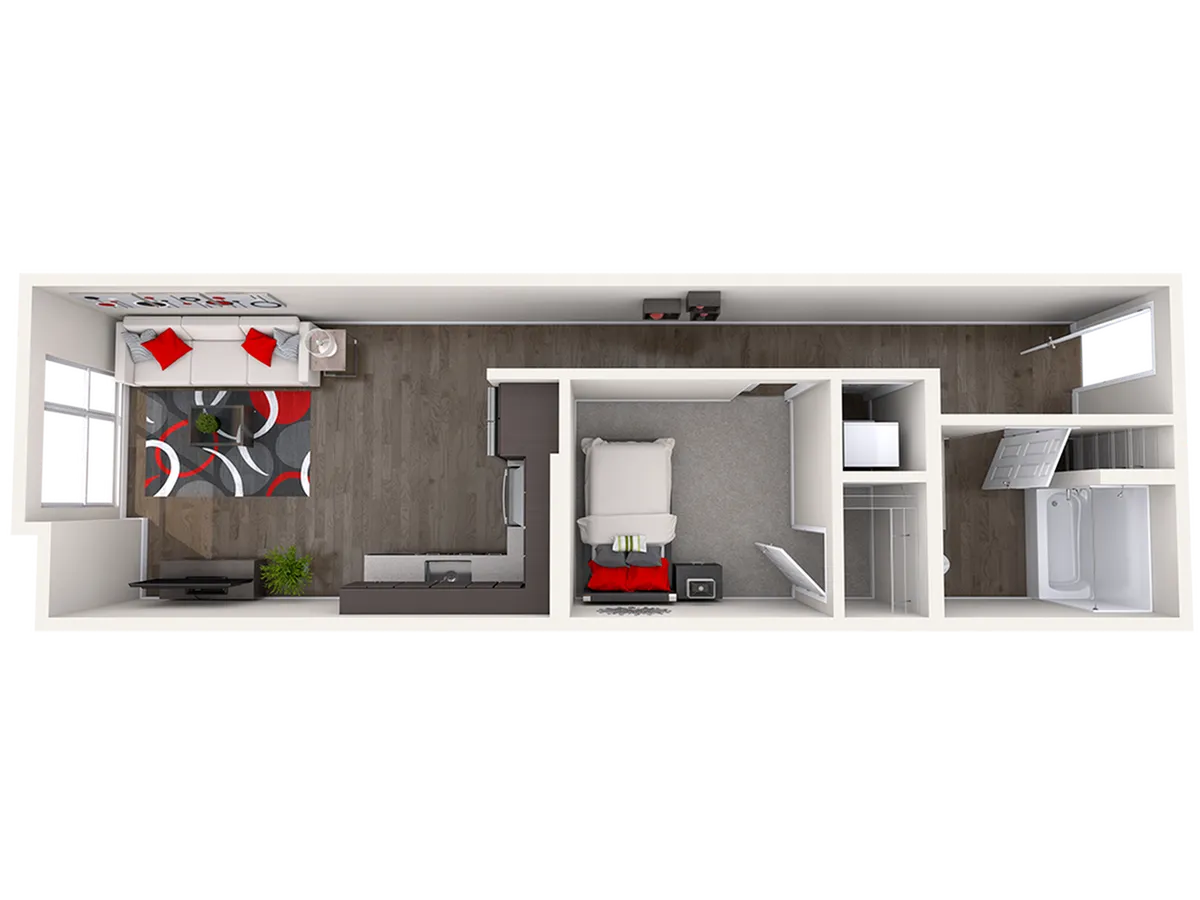A10 - 1 Bed/1 Bath