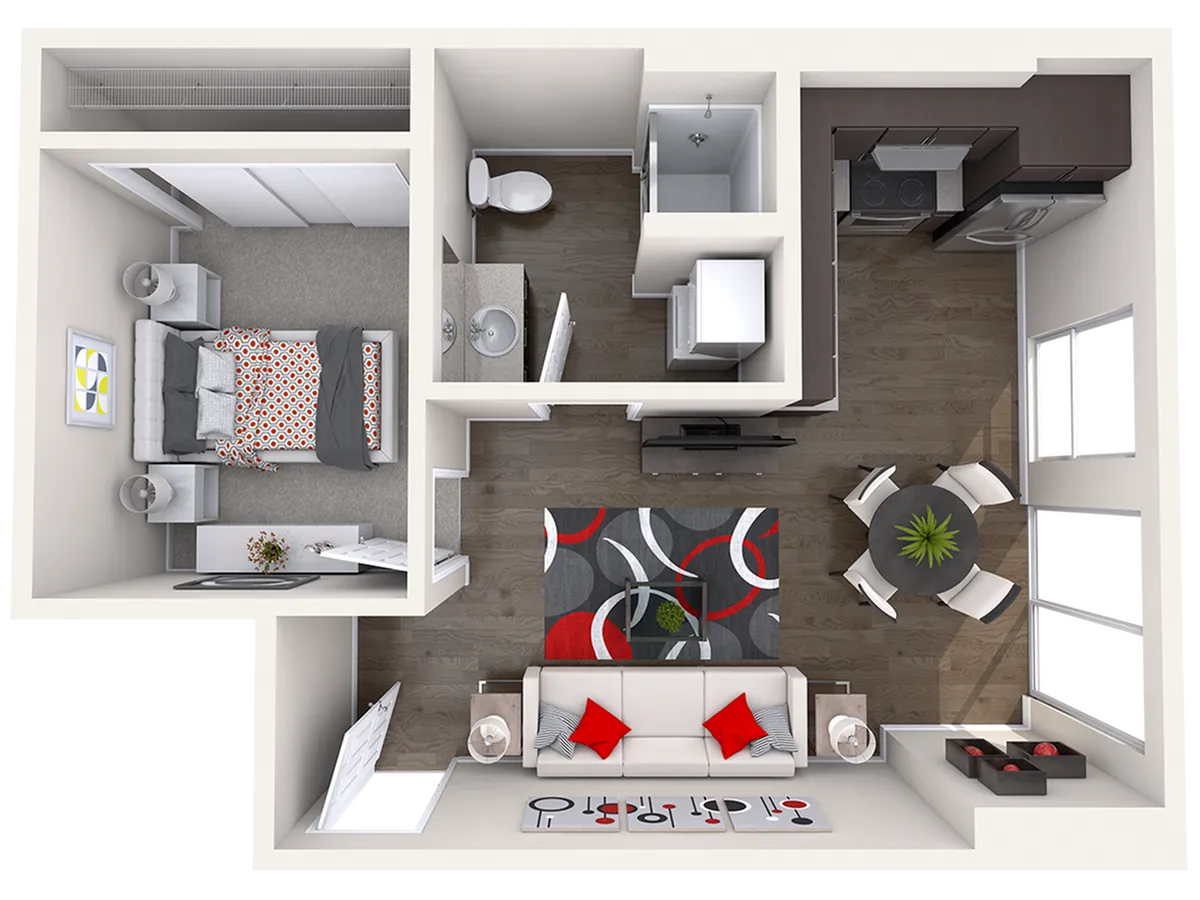 A7 - 1 Bed/1 Bath