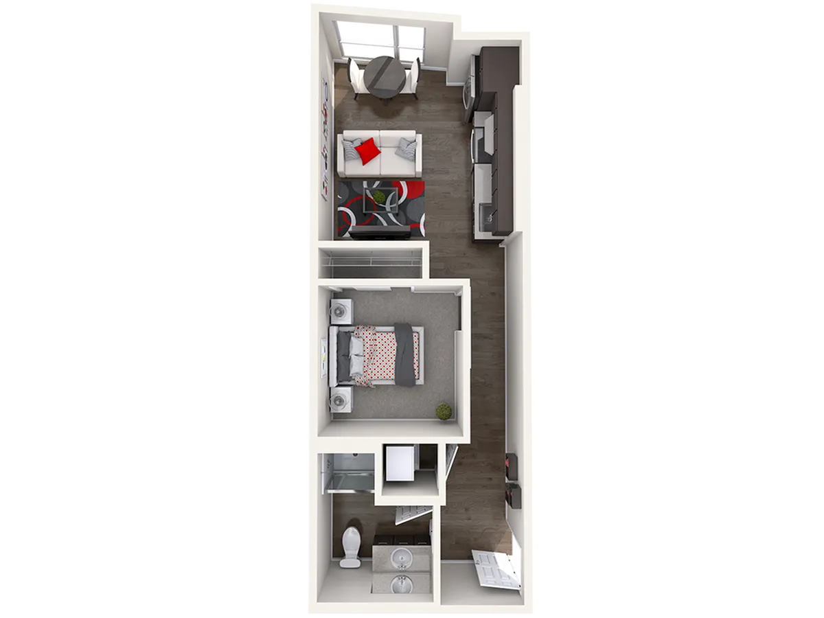 A12 - 1 Bed/1 Bath