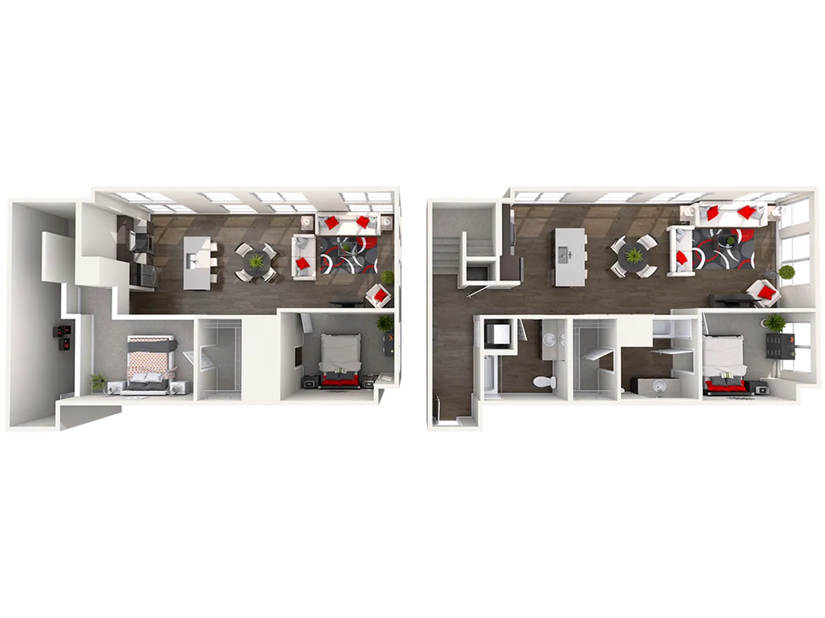 C1 Loft - 2 Bed/2 Bath