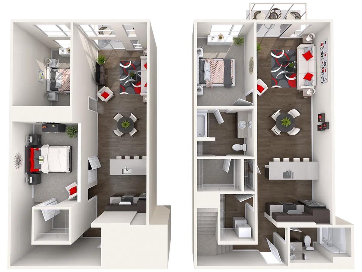C3 Loft - 2 Bed/2 Bath