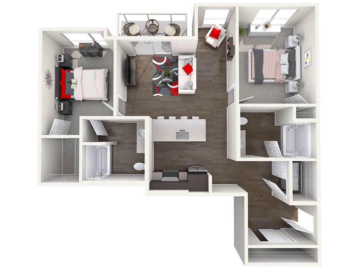 C7 - 2 Bed/2 Bath