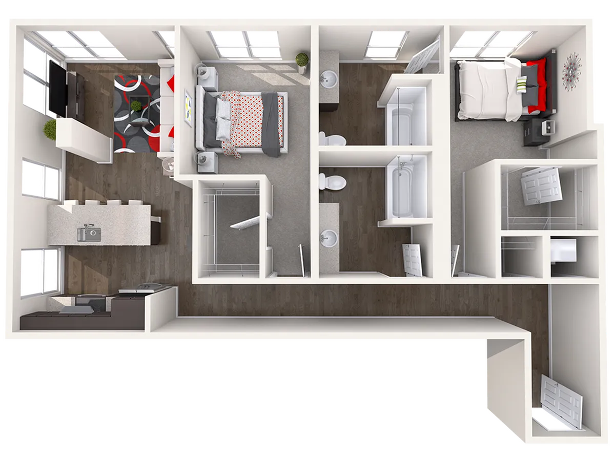 C8 - 2 Bed/2 Bath