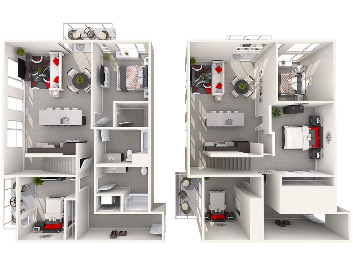 D2 Loft - 3 Bed/2 Bath